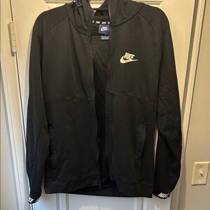 Nike Men's Black Zip Up Jacket